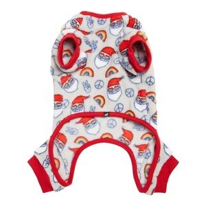 Hotel Doggy Pride Santa 🎅 Pet Pajamas NEW